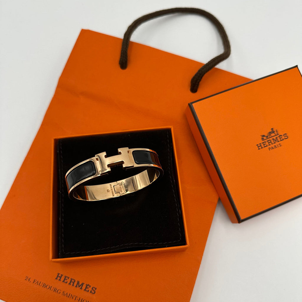 Bracelet Hermès "Clic H" – Élégance Intemporelle