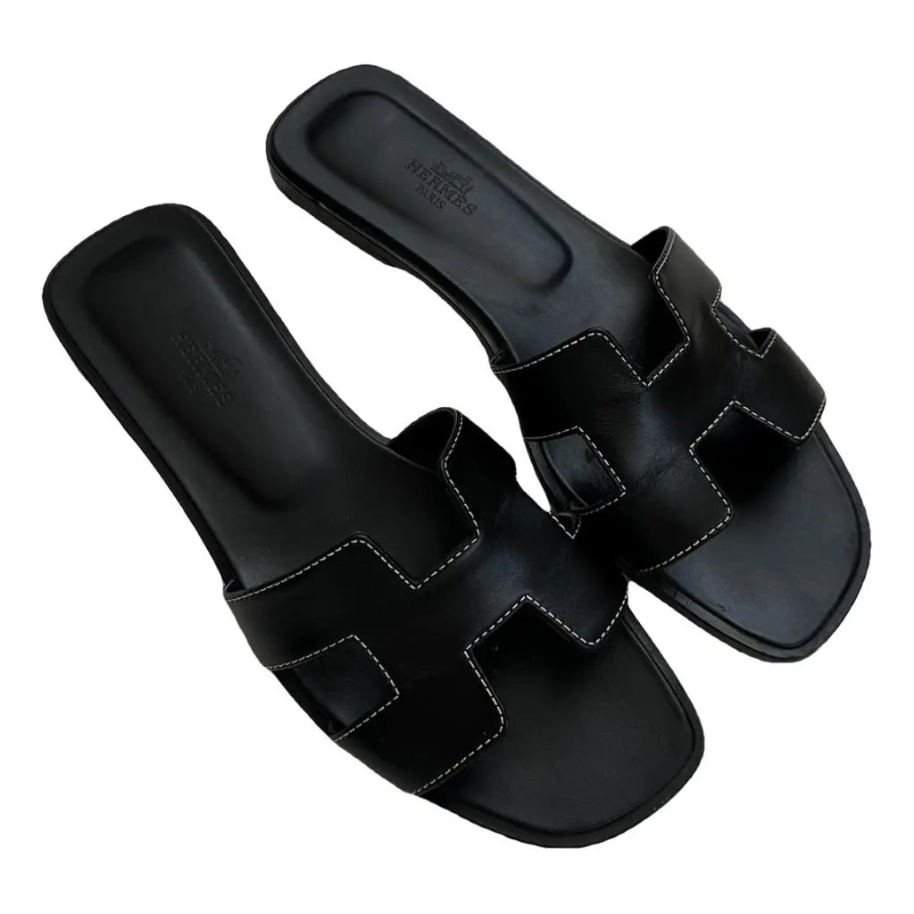 Sandales Hermès Oran Femme – Cuir de luxe ￼