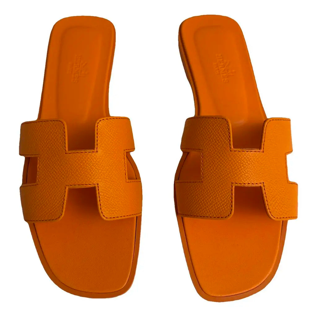 Sandales Hermès Oran Femme – Cuir de luxe ￼